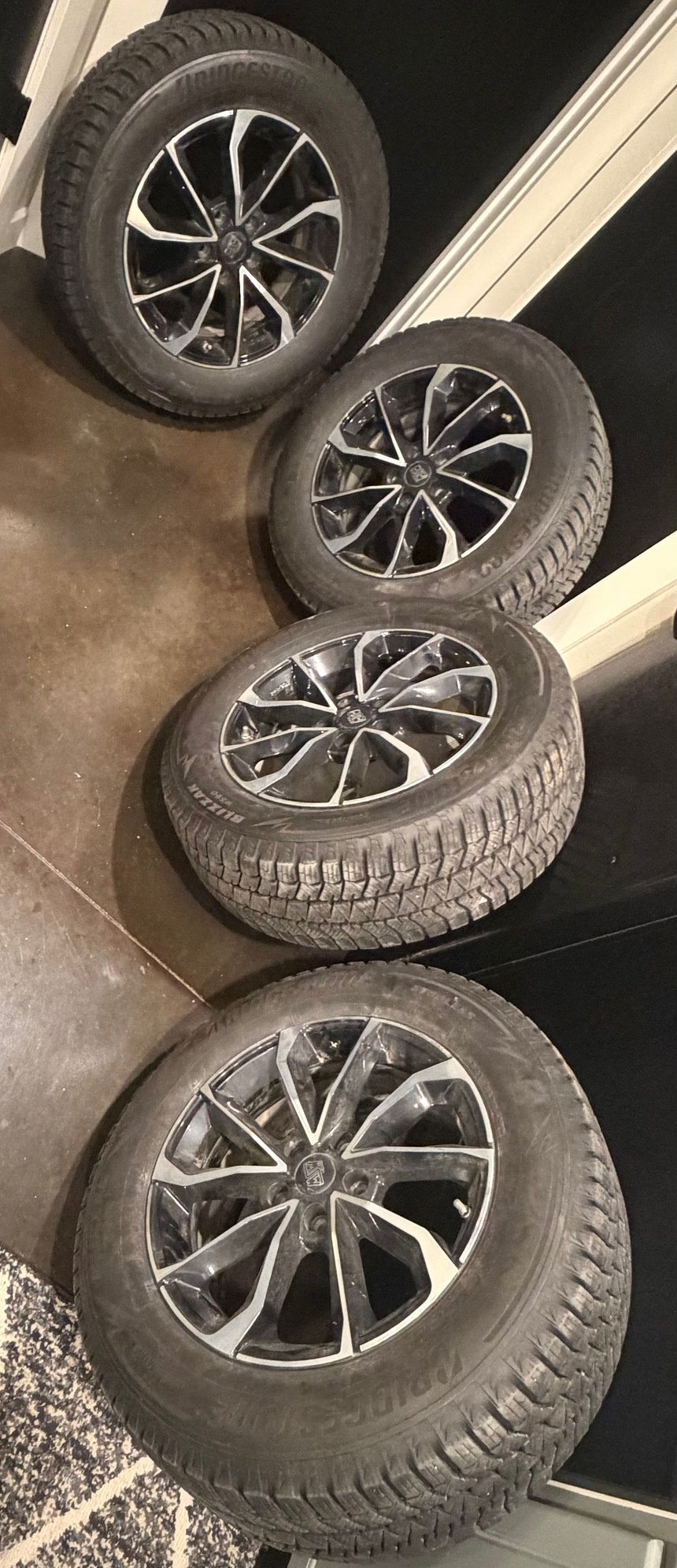 Wheels and Tires/Axles - 17 inch Snow tires Bridgestone Blizzak WS90 with MSW Wheels GLB X 4. - Used - 2020 to 2027 Mercedes-Benz GLB-Class - 0  All Models - Minneapolis, MN 55450, United States