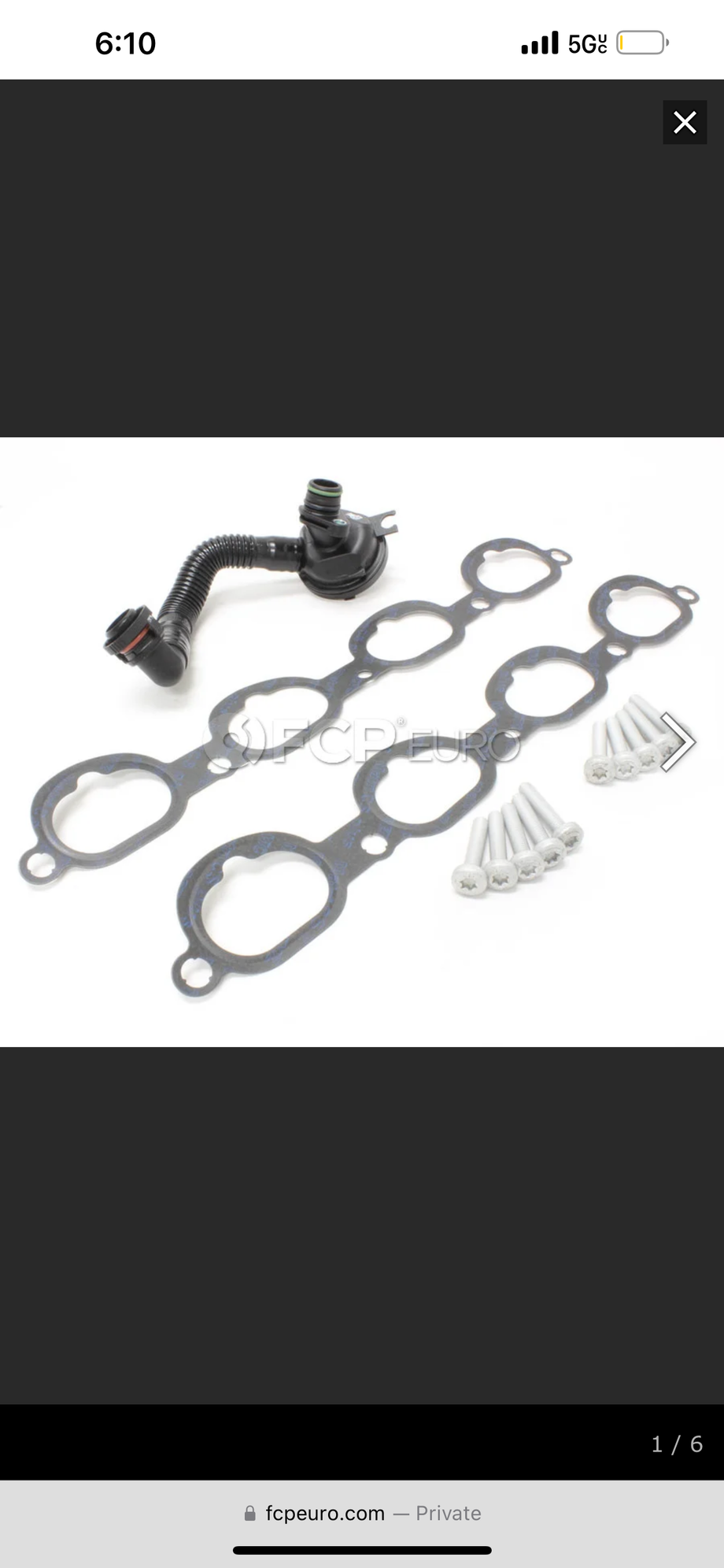 M156 PCV w/ OEM intake manifold gaskets + Hardware Forums