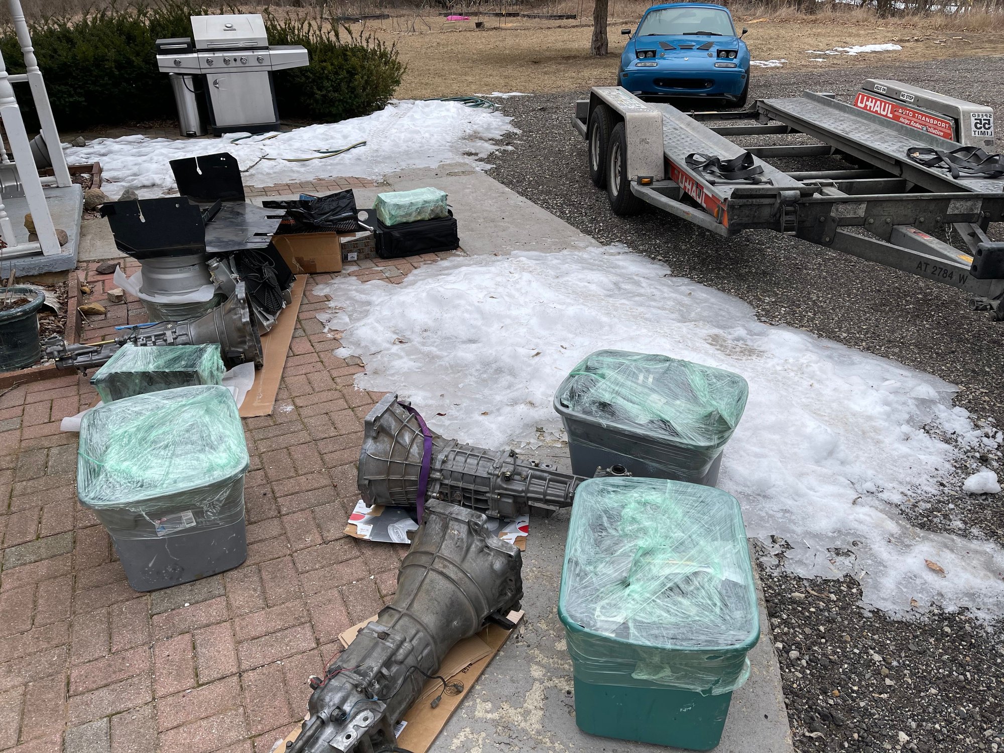 Yes it built this from totes and plastic wrap. 