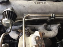 Relief cuts in Exhaust Manifold