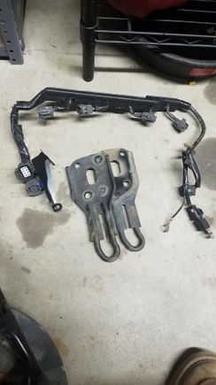 NA "baby teeth" front tow hooks and injector harness pt# n066-67-0800 I believe it was a 2004 mazda speed NB harness