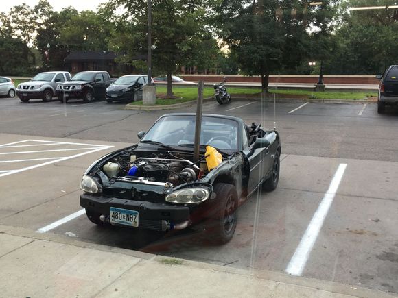 Don't hate on the free pennzoil catch can either!