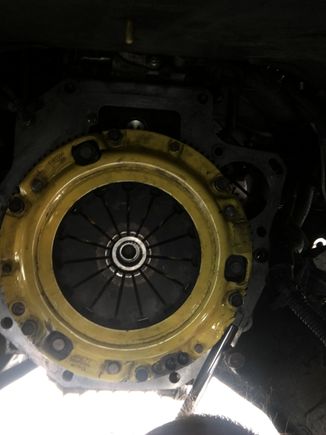 Act HD clutch and pressure plate installed.