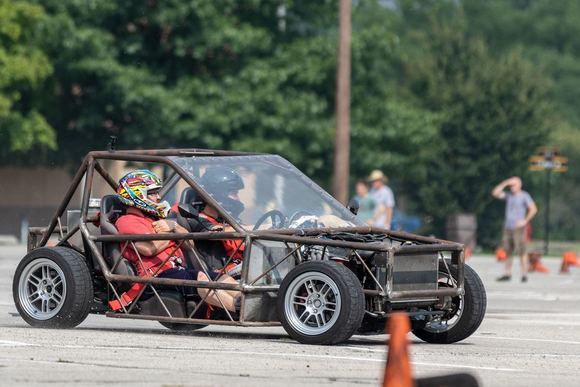 W8LOSS Miata at Autocross during summer 2018