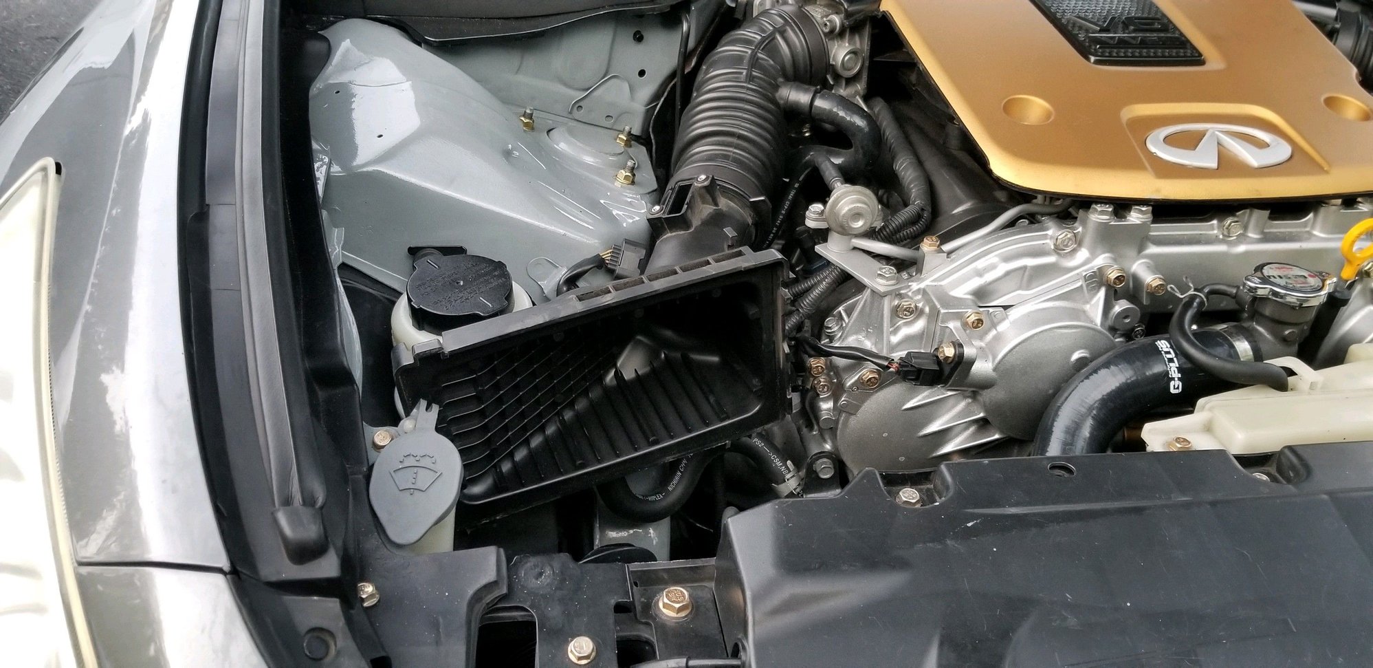 Q50 intakes on a g37x MyG37