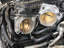 EPS throttle bodies are significantly larger than stock 