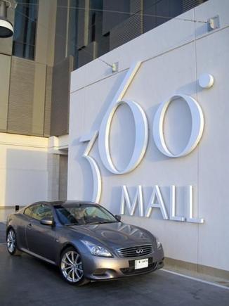 My G37s on the roof of 360 Mall in Kuwait