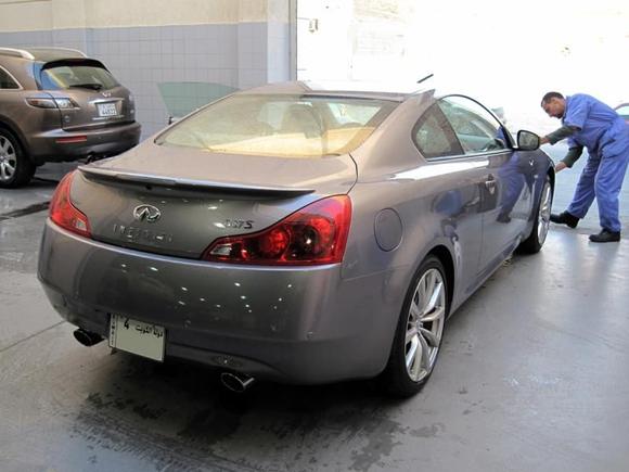 2009 G37s Coupe in Kuwait - After it's first wash