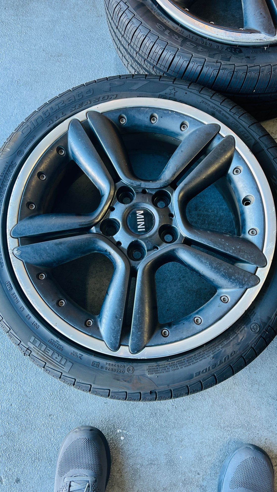 Wheels and Tires/Axles - R60 5 spoke OEM Wheels 19” - Used - 2011 to 2022 Mini Cooper Countryman - Pacifica, CA 94044, United States