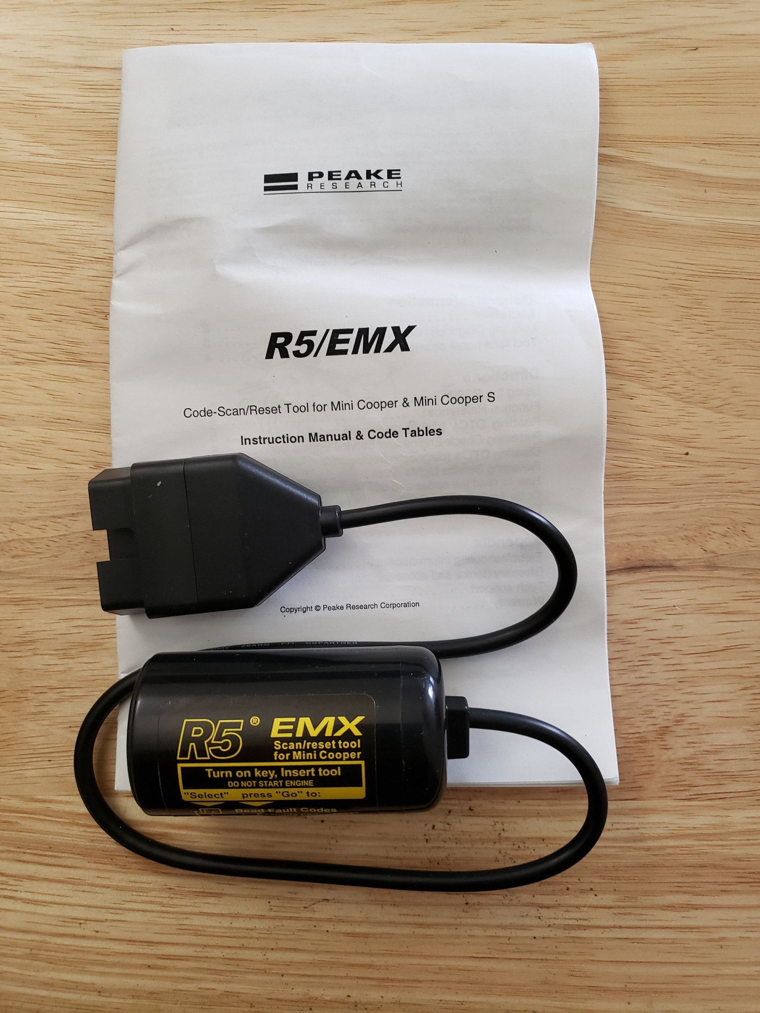 Miscellaneous - Peake  R5/EMX OBDII Code reader tool - Used - 2001 to 2014 Mini Cooper - Carson City, NV 89706, United States