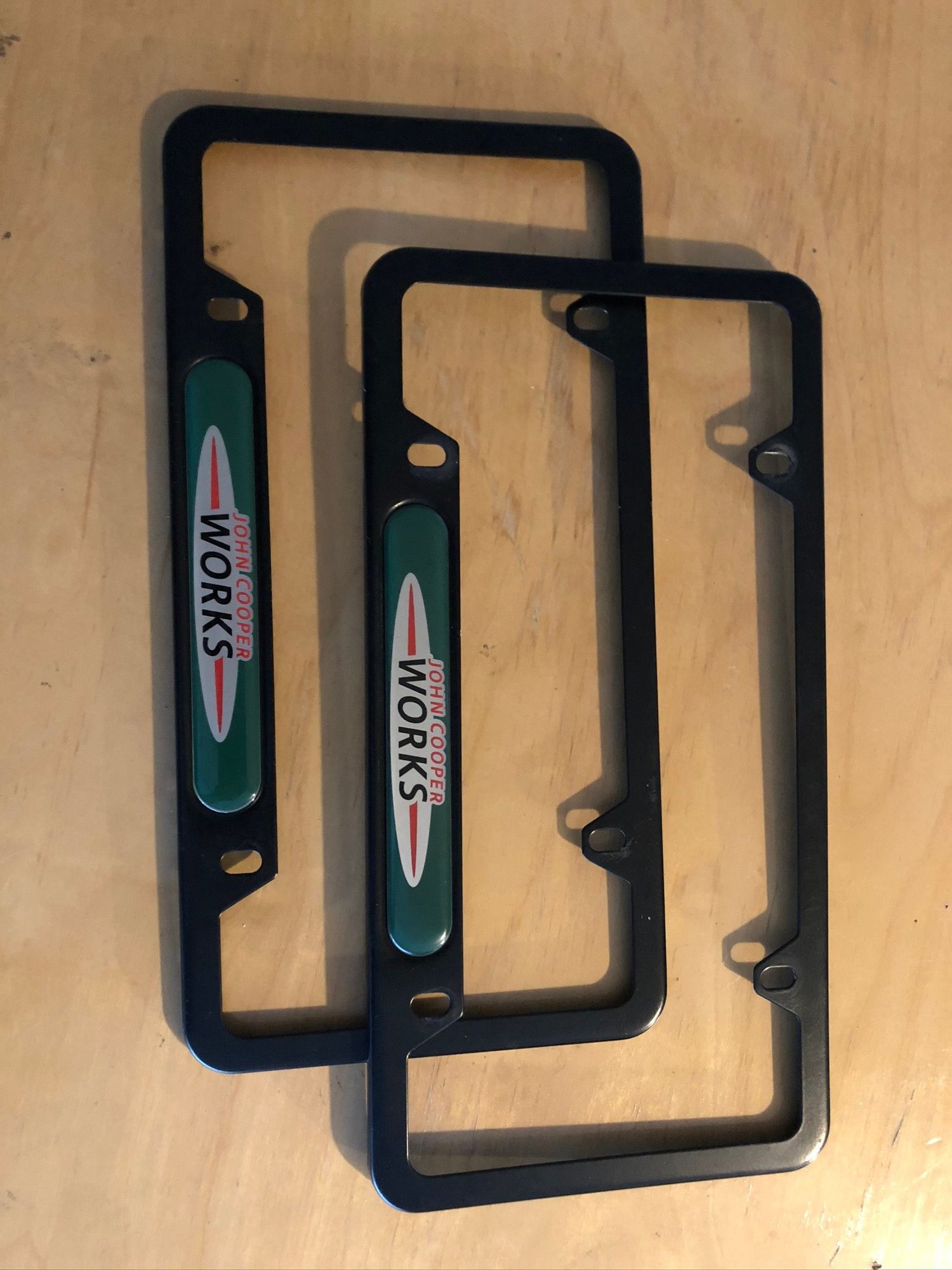 Exterior Body Parts - Jcw original license plate frame - Used - All Years Any Make All Models - Montclair, CA 91763, United States