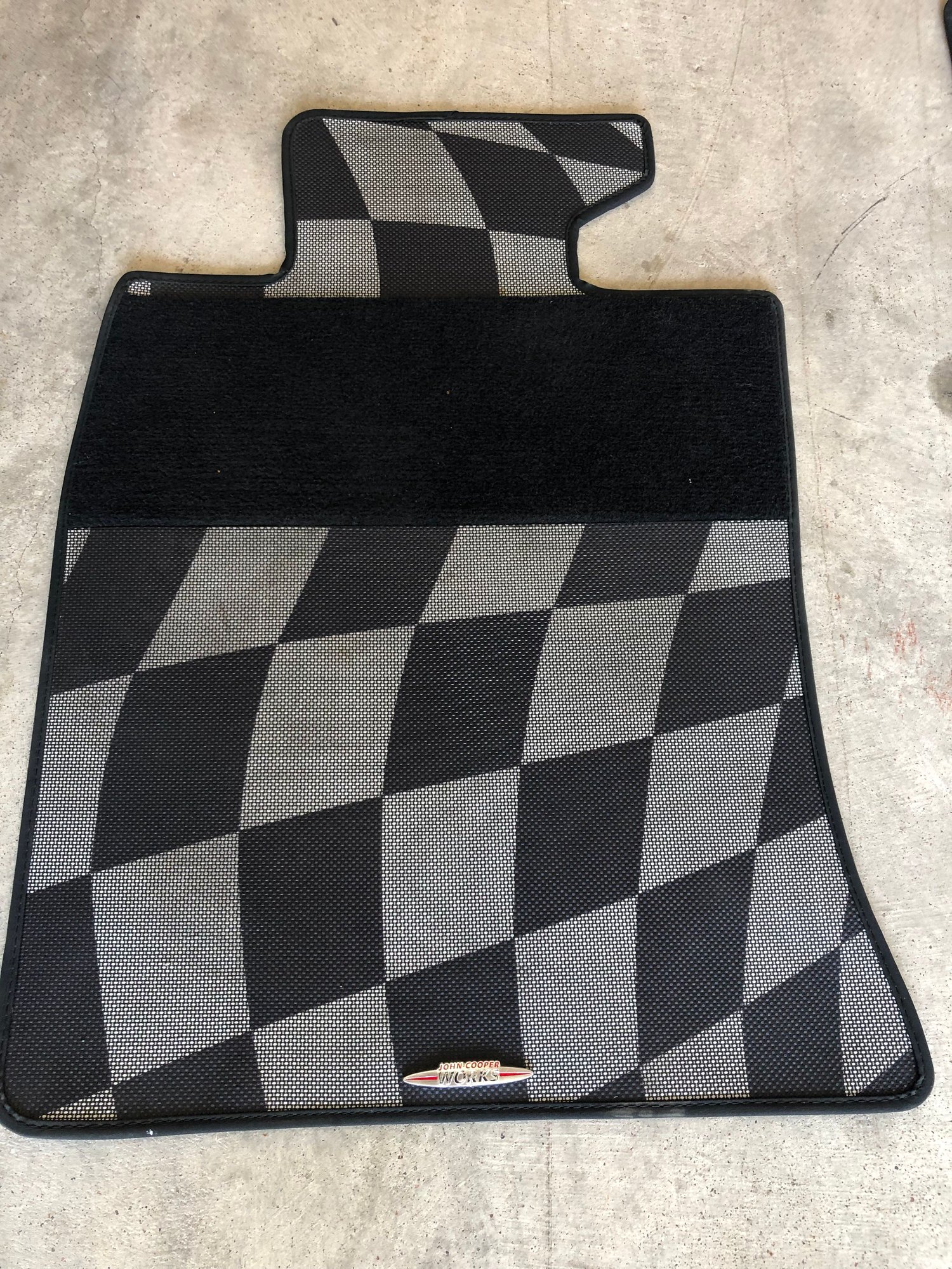 Interior/Upholstery - Mini Cooper JCW Checkered Floor Mats 07-14 R56 R55 - Used - 2007 to 2014 Mini Cooper - Austin, TX 78738, United States