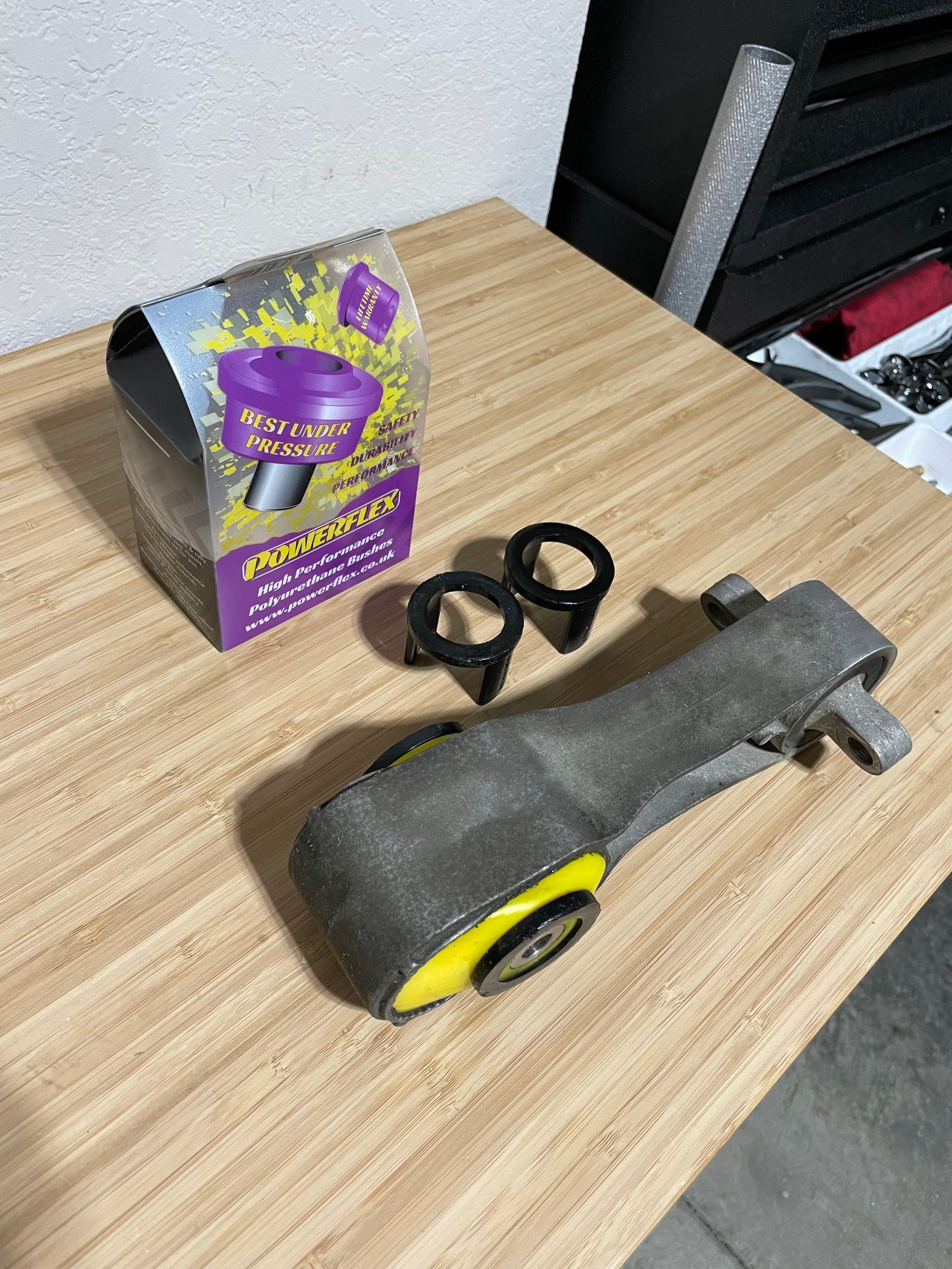 Drivetrain - Lower Engine Mount + PowerFlex Bushing - Used - 2014 to 2023 Mini All Models - Sun Prairie, WI 53590, United States