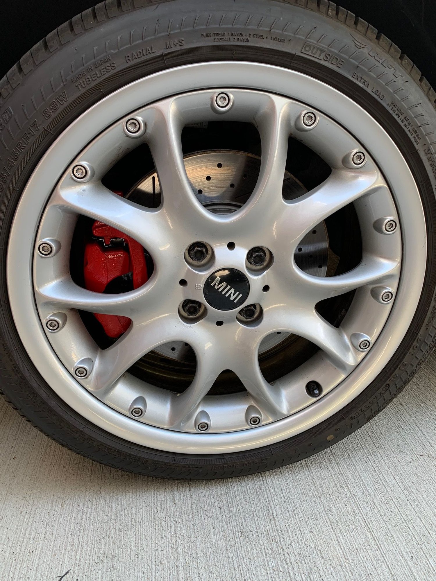 Wheels and Tires/Axles - Set of Mini cooper OEM 2-piece Web Spoke R98 wheels for sale - Used - 2006 to 2013 Mini All Models - Indianapolis, IN 46240, United States