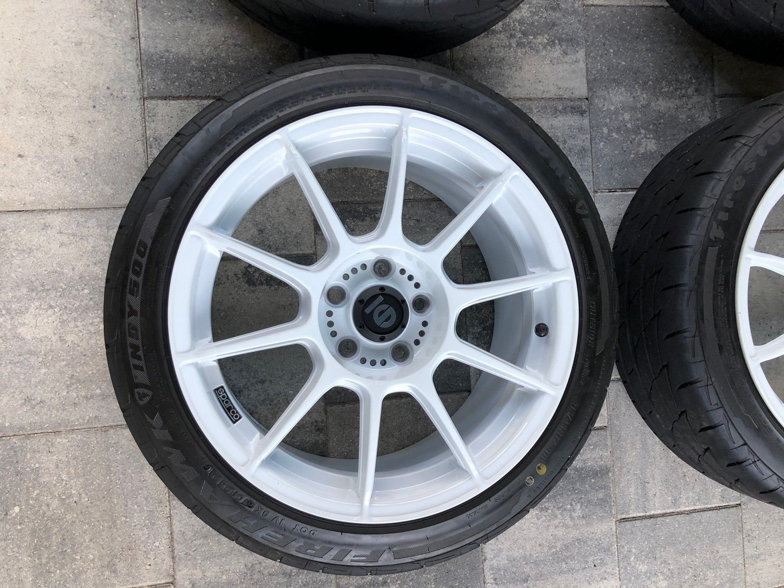 Wheels and Tires/Axles - Sparco FF-1 Flow-Formed Wheels with Firestone Firehawk Indy 500 Tires (17x8, 5x112) - Used - 2014 to 2023 Mini F56: Mini Hatch/Hardtop - Orlando, FL 32746, United States