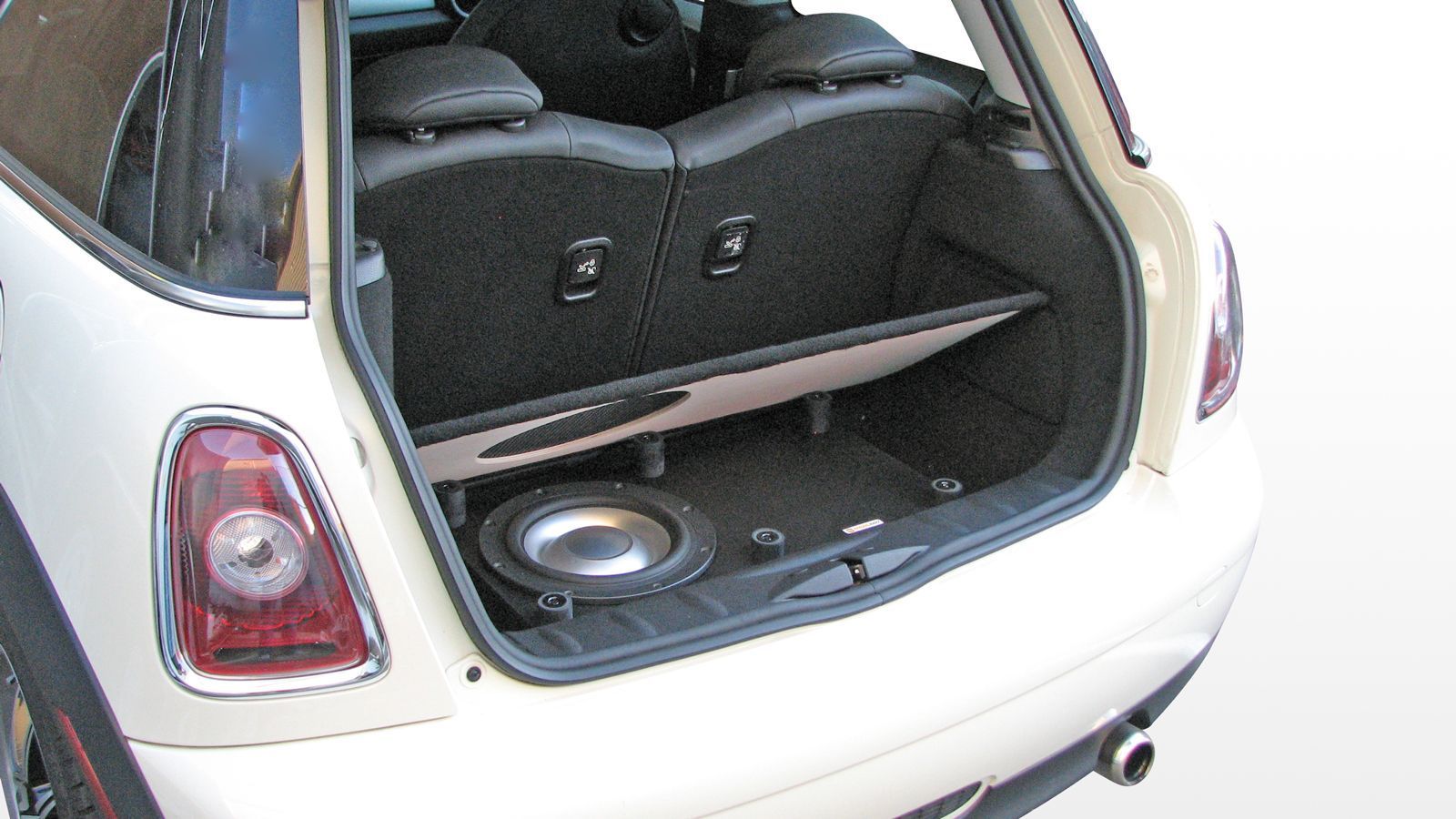Audio Video/Electronics - Complete Integral Audio Soundstage for Mini Cooper [R56, R57, R58, R59] & Phantom Sub - Used - 2007 to 2014 Mini R55: "Mk II" Mini Clubman - 2007 to 2013 Mini R56: "Mk II" Mini Hatch/Hardtop range - 2008 to 2015 Mini R57: "Mk II" Mini Convertible - 2012 to 2015 Mini R58: Coupe - 2012 to 2015 Mini R59: Roadster - Woodstock, GA 30189, United States