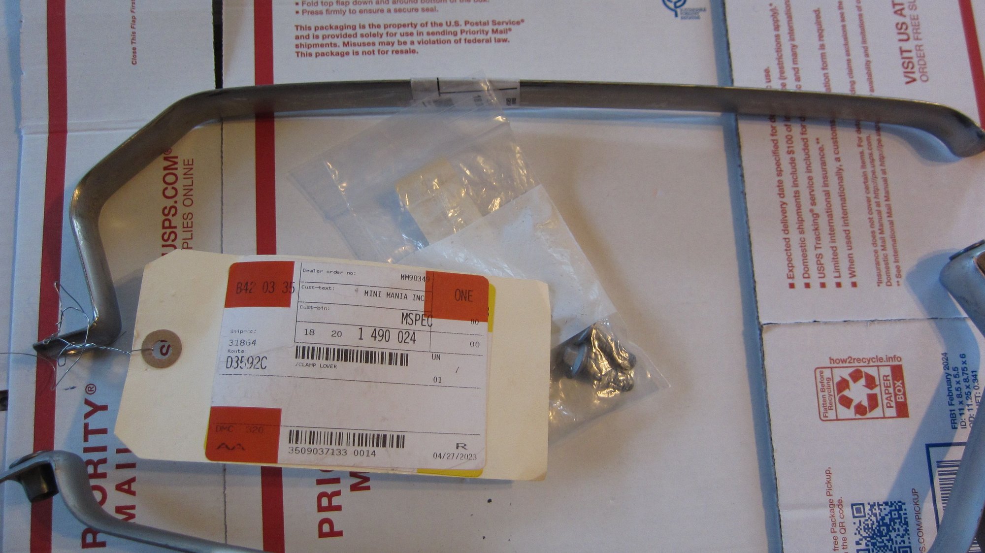 Engine - Exhaust - MINI Cooper R50 & R52 non-S exhaust brackets hangers. Genuine BMW/MINI.  New. - New - -1 to 2027  All Models - -1 to 2027  All Models - Bryan, OH 43506, United States
