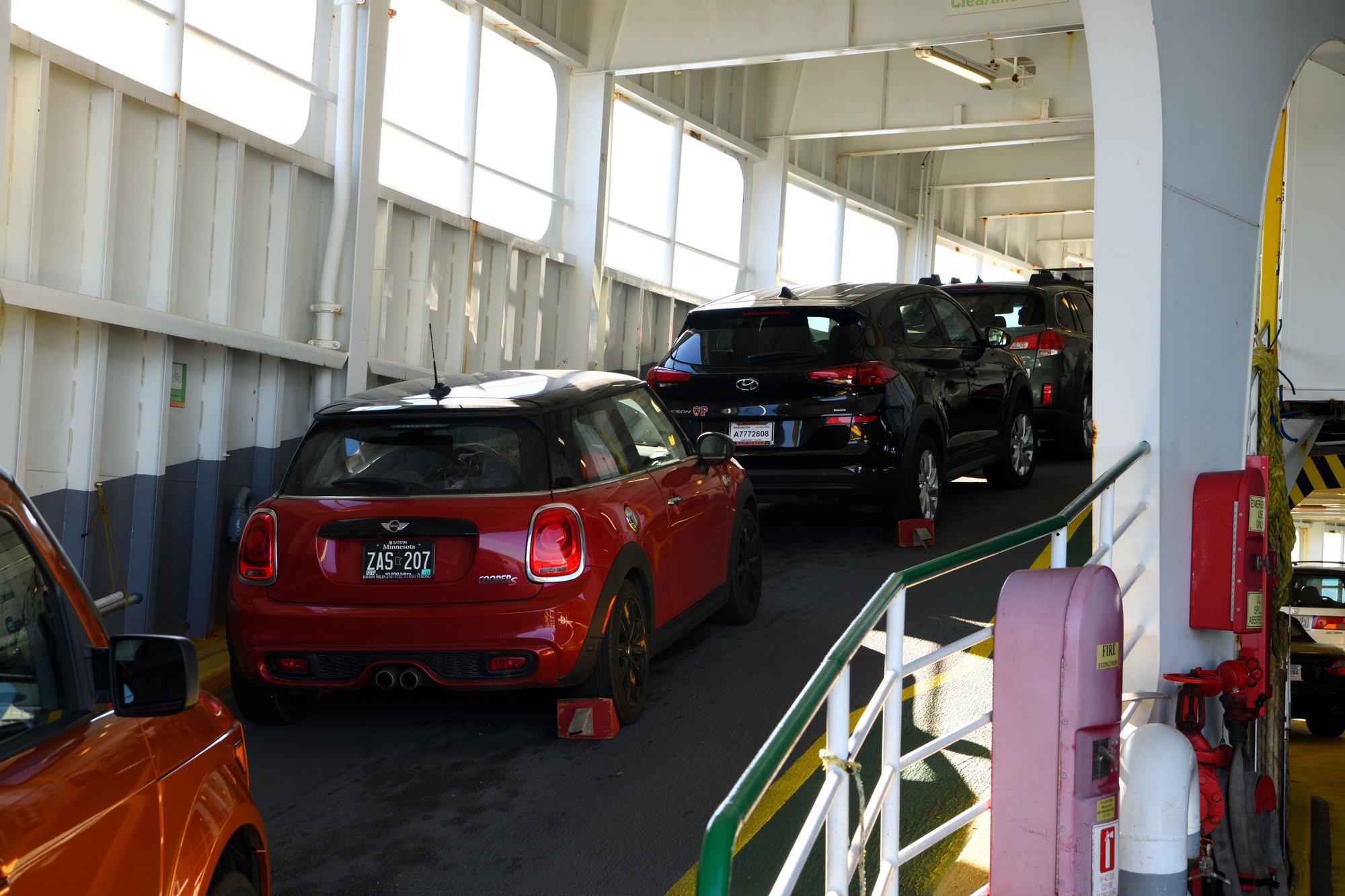 Taking a ferry from Seattle to Mt Olympia