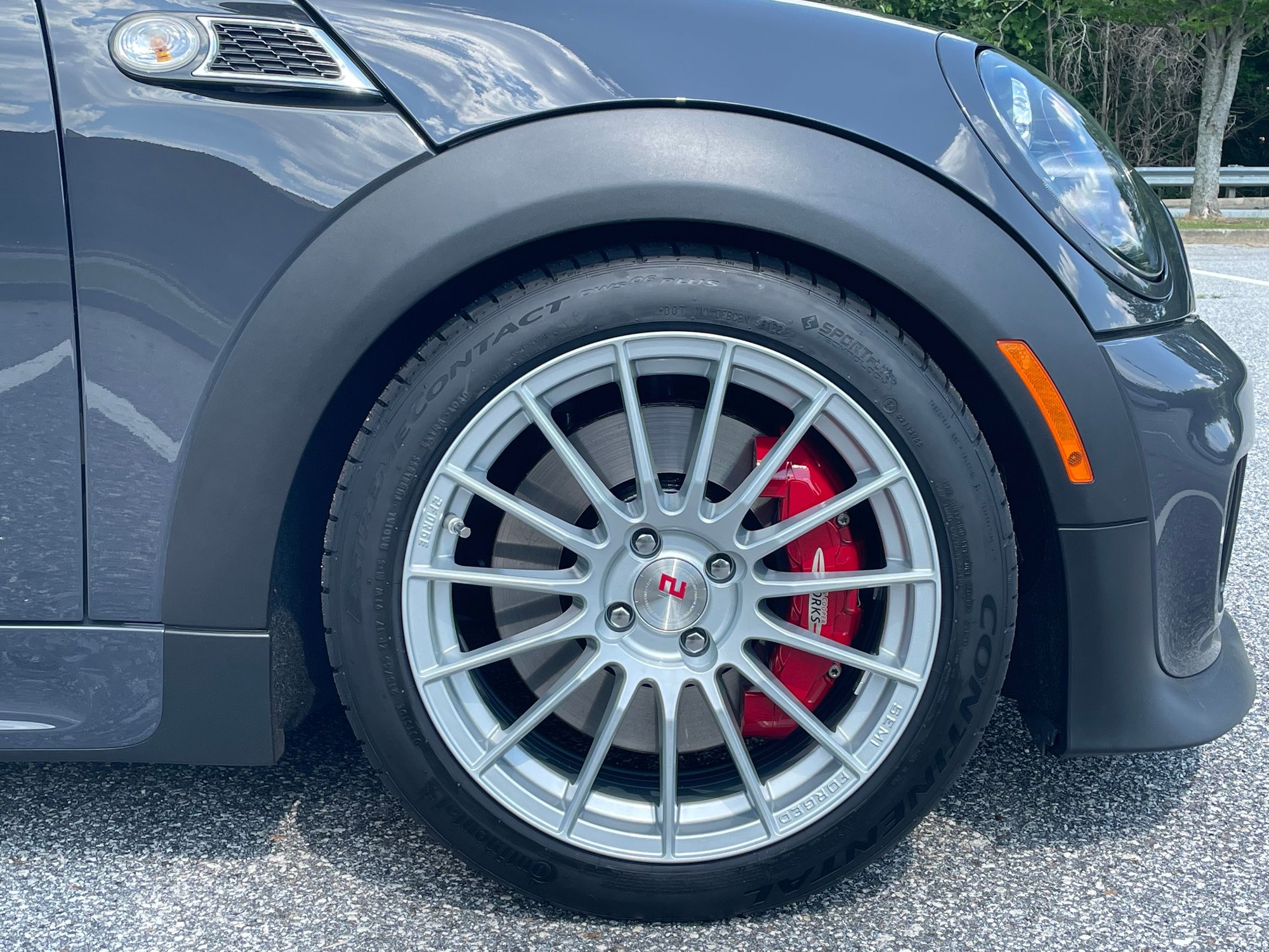 Wheels and Tires/Axles - 2Forge ZF1 Wheels, Continental DWS06+, TPMS - New - -1 to 2024  All Models - Marietta, SC 29661, United States