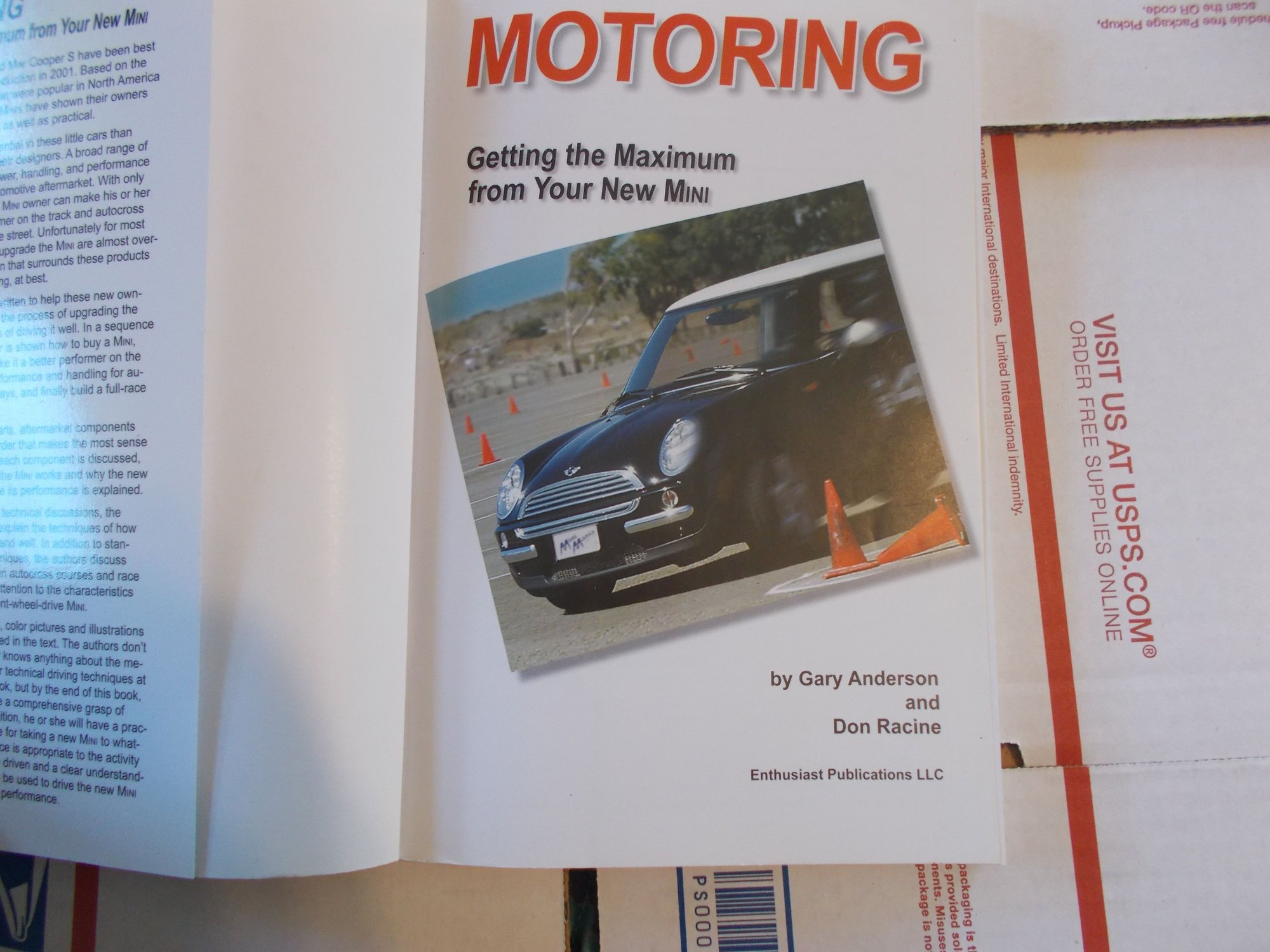 Miscellaneous - "Motoring, Getting the Maximum from Your New MINI".  Book. - Used - 2001 to 2006 Mini Cooper - Bryan, OH 43506, United States