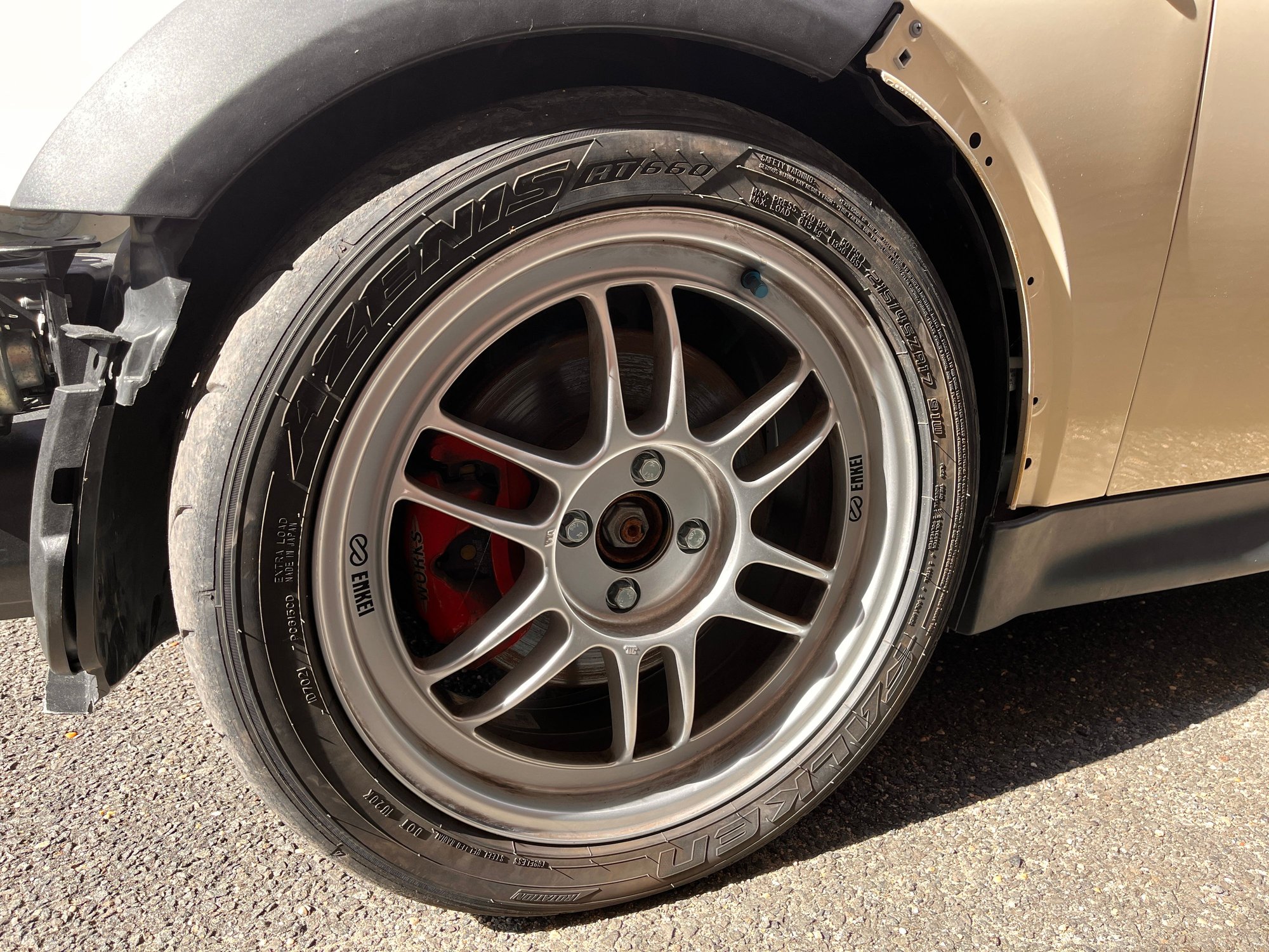 Wheels and Tires/Axles - Enkei RPF1 17” Falken Azenis RT660 215/45 - Used - 2000 to 2013 Mini Cooper - Southampton, NY 11968, United States