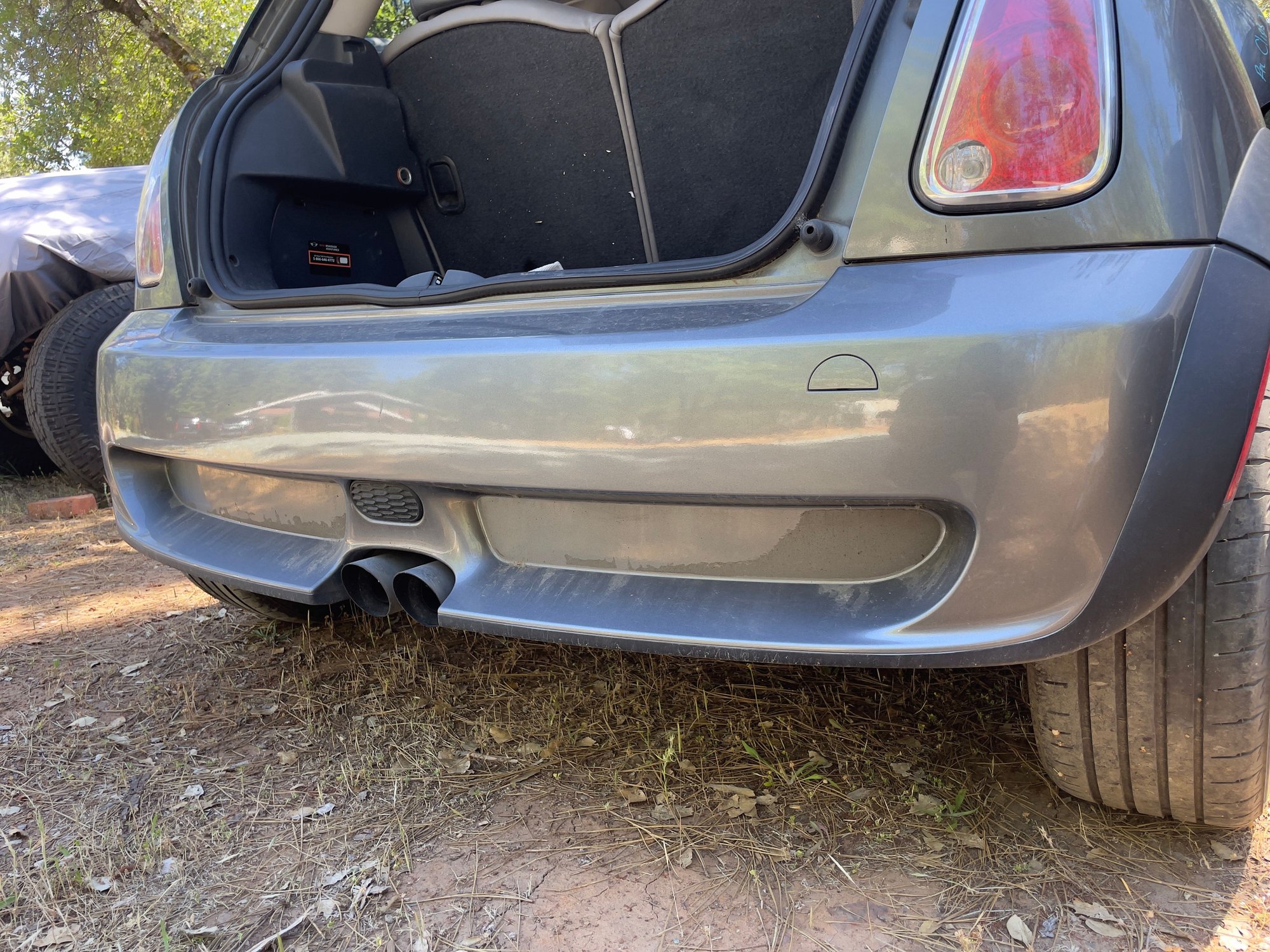 Exterior Body Parts - R53 Aero Rear Bumper - Dark Silver - Used - 2002 to 2006 Mini R53: "Mk I" Mini Cooper S - Sutter Creek, CA 95685, United States