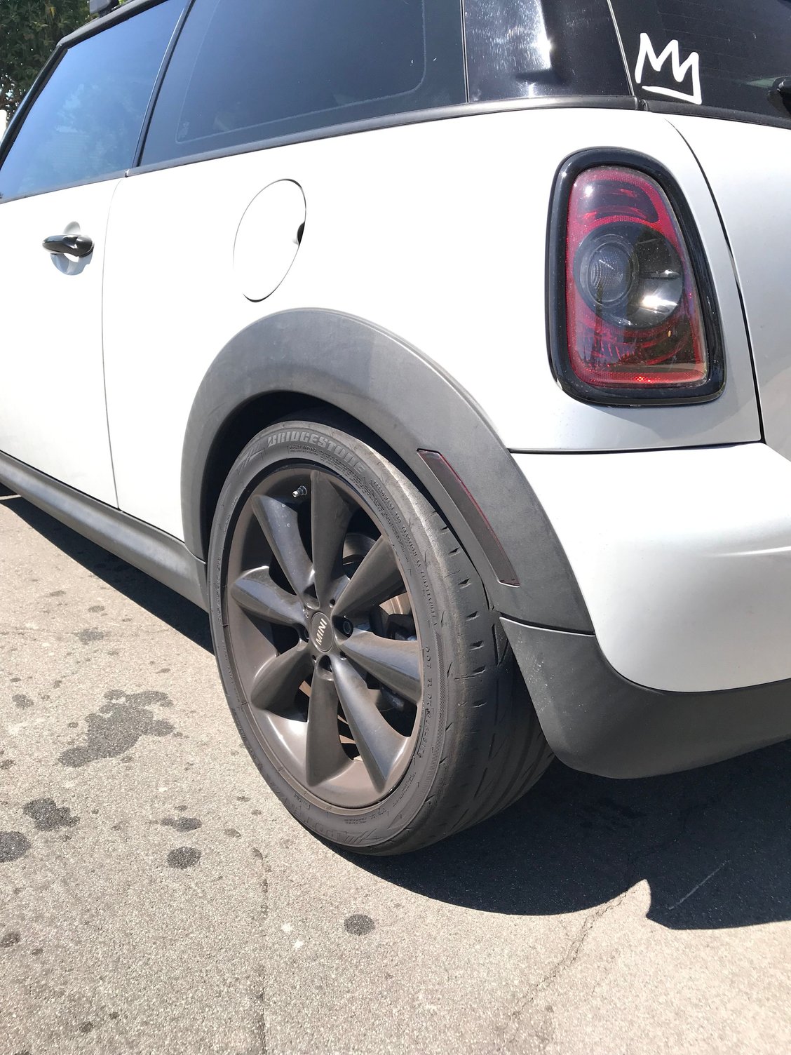 R56 17x8 tire fitment (Konig Ampliform) North American Motoring