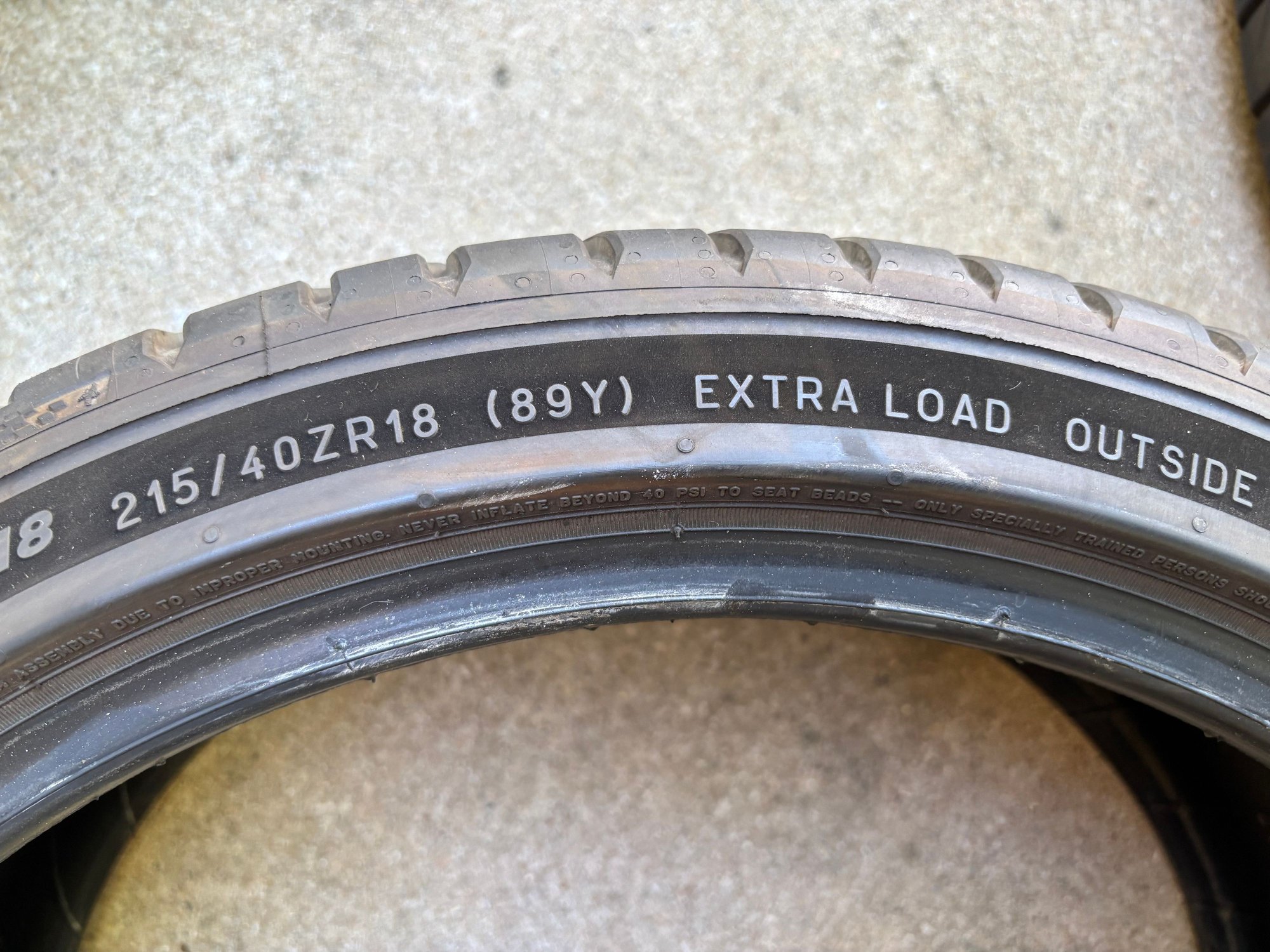 Wheels and Tires/Axles - MICHELIN Pilot Sport 5 Tires (4) - Used - -1 to 2026  All Models - Cedar Park, TX 78641, United States