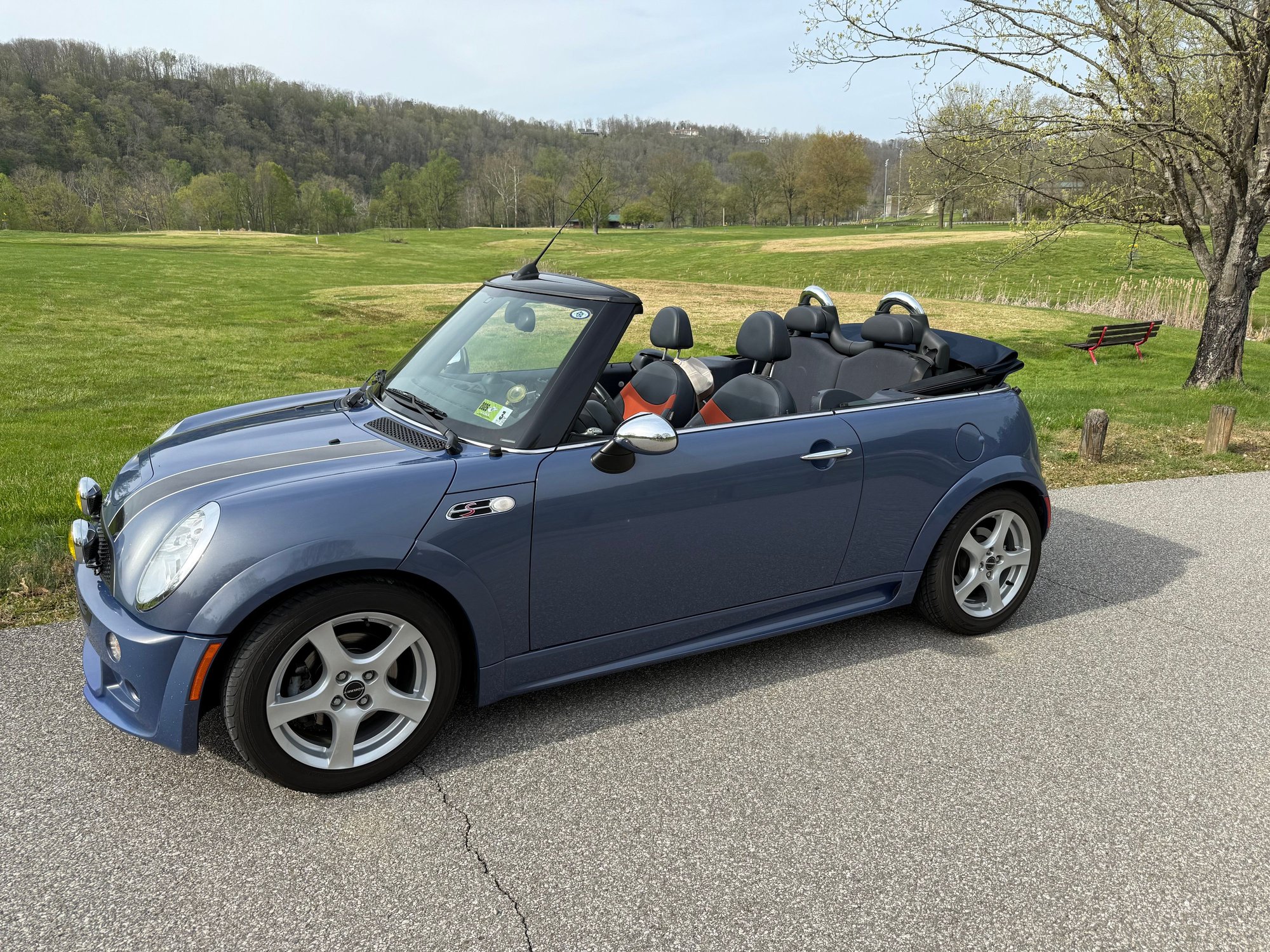 2005 Mini R52: "Mk I" Mini Convertible - 2005 Cooper S Manual Convertible - Used - VIN WMWRH33455TF81954 - 77,000 Miles - 4 cyl - 2WD - Manual - Convertible - Blue - Charleston, WV 25311, United States
