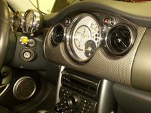 What is this center dash treatment called?  I like it but it's not on the glove box or other side.  Don't know if I can get those or a rap that matches?