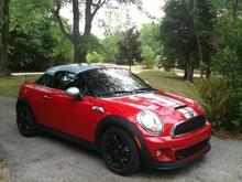 Exterior Image 
Mini Cooper Coupe S 2012