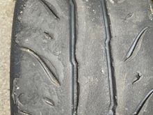 Rear tire with pickup