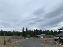 I really like this horse ranch that has huge barns