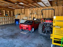 with some juggling of vehicles I free up a generous amount of space to park Desire thinking that I would start the long list of works I planned for her; I even mopped the floor as I would be crawling on it a lot