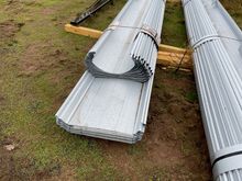 The standing seam roofing which will requires renting an electric seamer to finish the crimps.