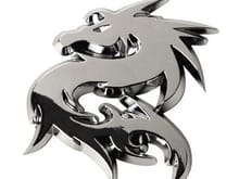 chrome dragon badge