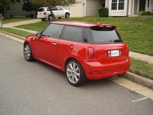 Red Mini Rear Left Side