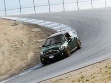 Carving the Cork Screw @ Laguna Seca