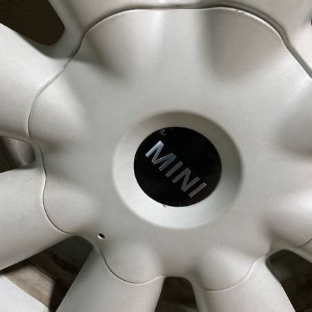 Wheels and Tires/Axles - Oem alloy mini cooper white "turbo fan� wheels - Used - All Years  All Models - St. Petersburg, FL 33709, United States