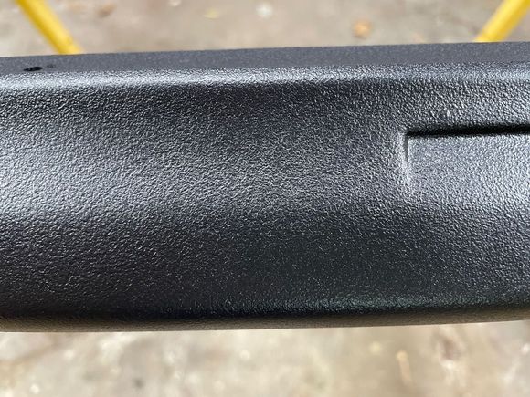 Not really that black, but much better texture