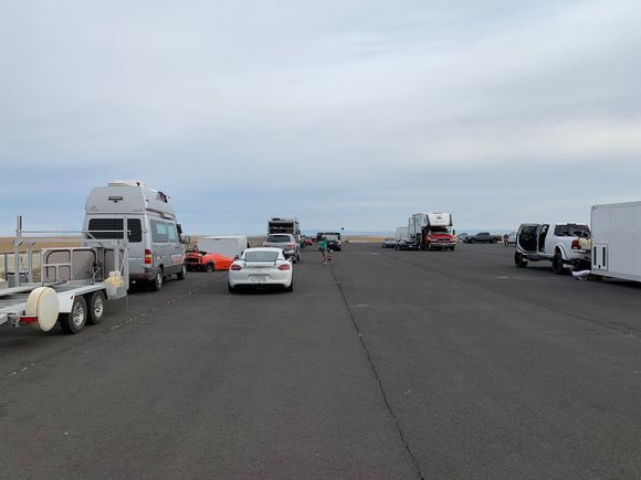 there were many Porsches with mostly 911's