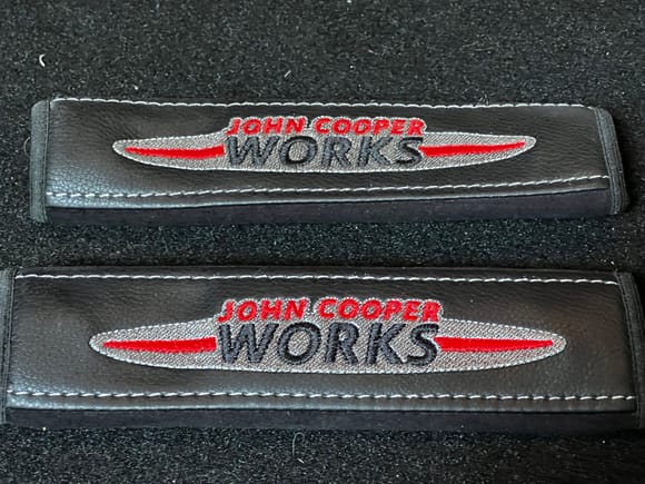 JCW seatbelt pads $35 shipped *these will work in any car. 