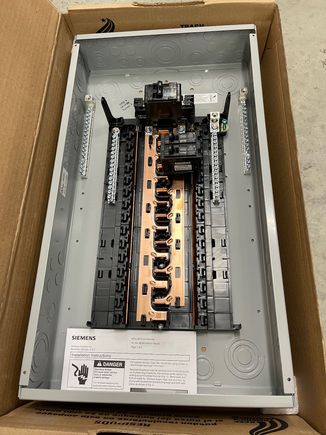 this 100A sub panel may be upgraded to 125A