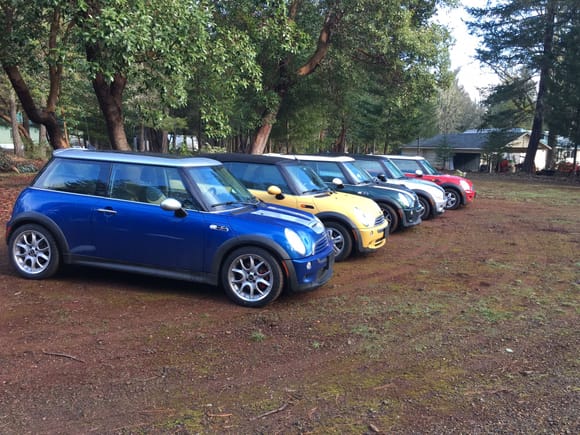 A few I had last year blue 06 MCS JCW, 08 convertible, 05 MCS (Sold), 04 MCS (sold) 08 MC R 50 base.