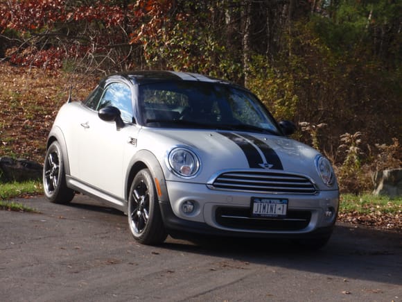 Mine came with 16" wheels and I prefer the look, 17"just look to big on all 2nd generation MINIs