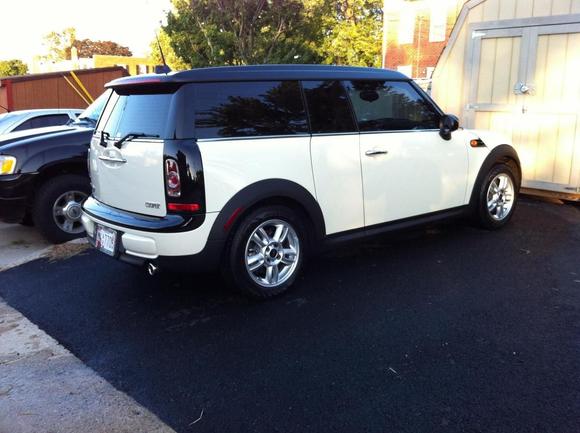 Brutus after his tinted windows. So much more handsome.