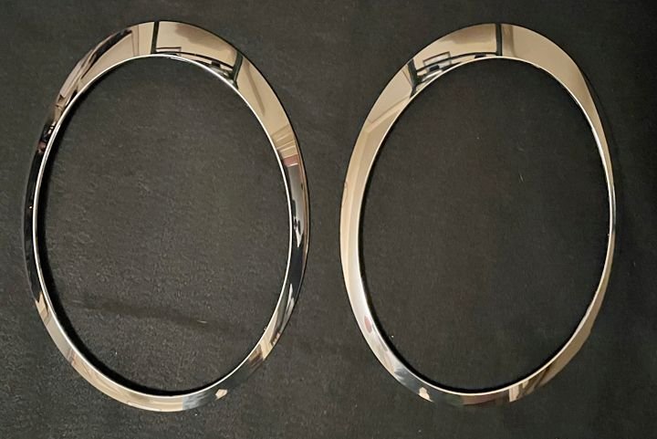 Exterior Body Parts - MINI R56 Chrome Headlight/Taillight Trim - Used - 2007 to 2013 Mini R56: "Mk II" Mini Hatch/Hardtop range - Bethel, CT 06801, United States
