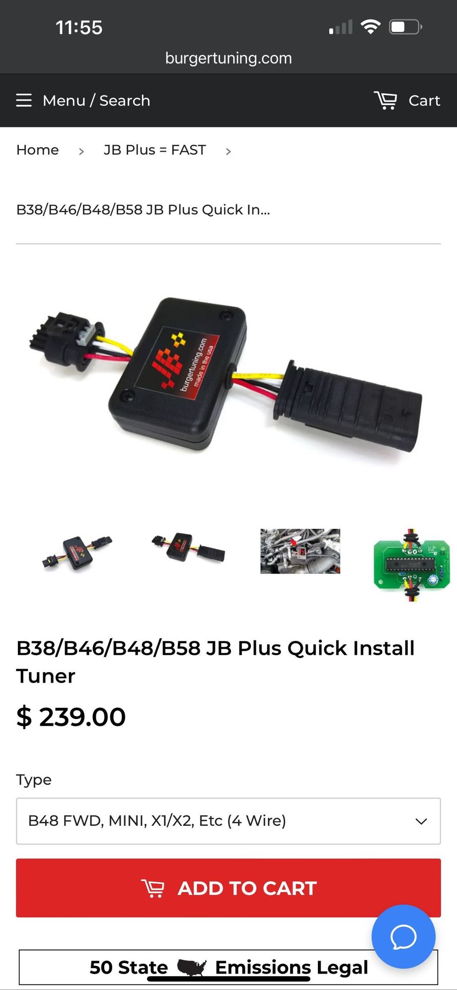 Engine - Power Adders - Burger Tuning JB Plus  -  NEW and never installed - New - 2014 to 2024 Mini All Models - Belle Mead, NJ 08502, United States