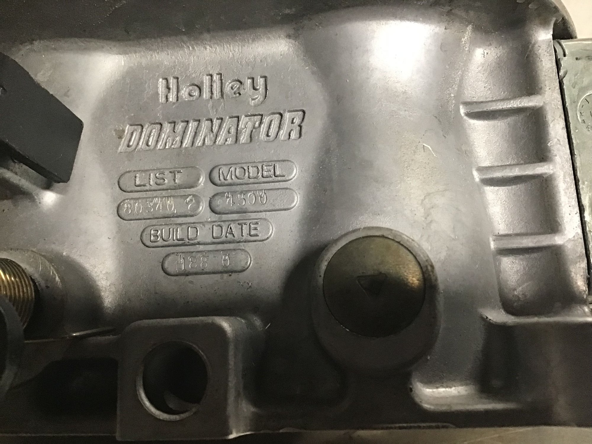 For sale Holley dominators