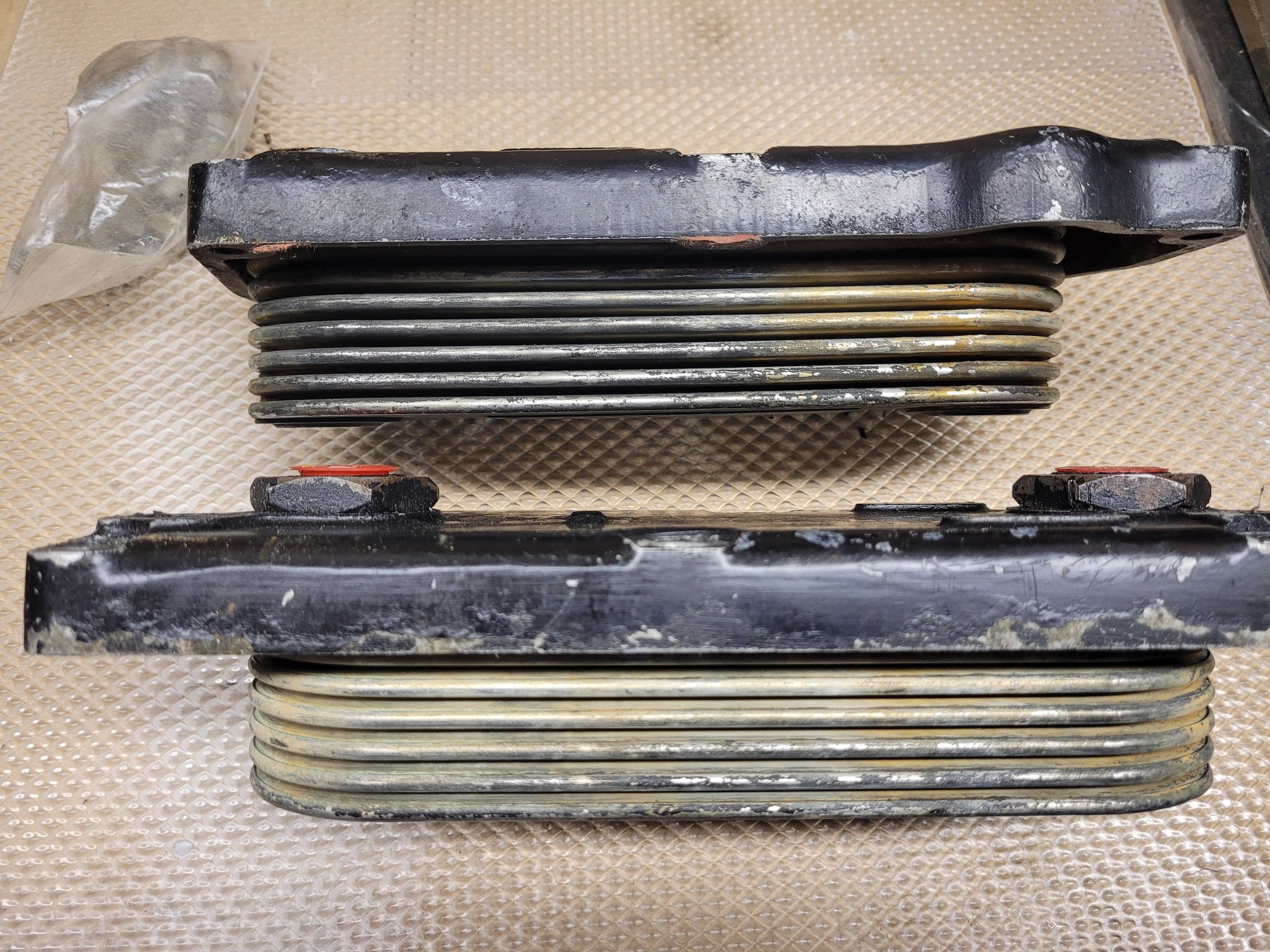 Bell housing cooler stb side